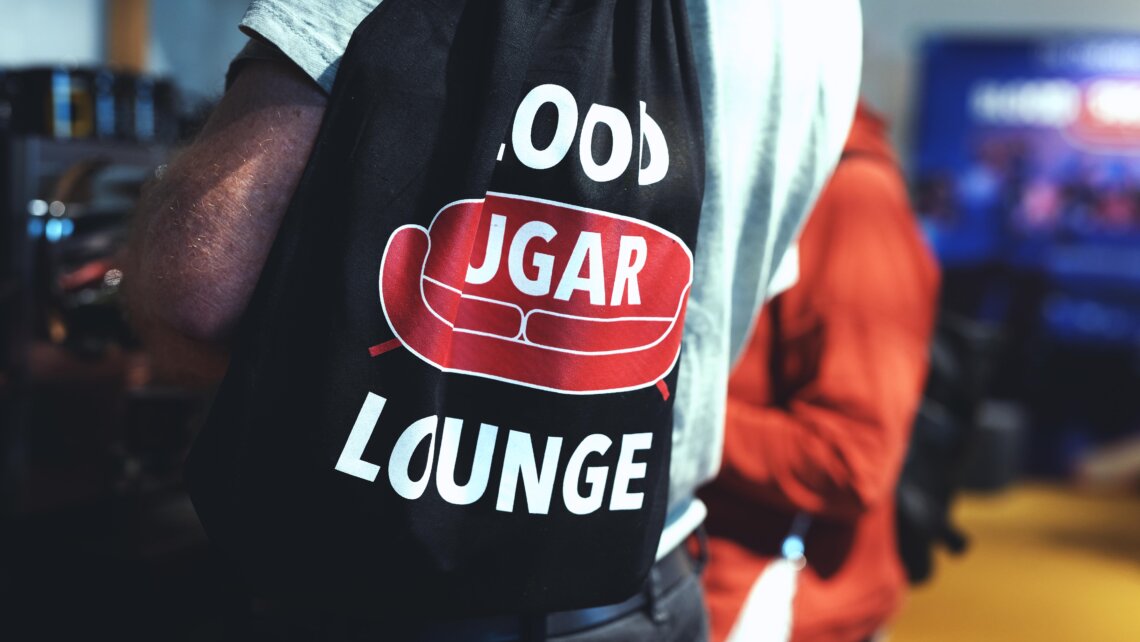 Rucksack mit Blood Sugar Lounge Logo
